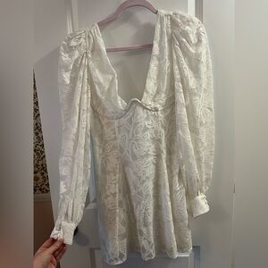 For Love And Lemons Ivory Lace Dress